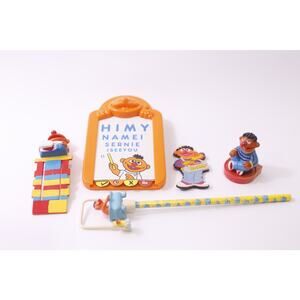 Sesame Street, Stationery, Lot, Stamp, Bookmark, Pencil Topper, ~ 251222-WH 874